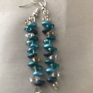 MULTI COLORED BEADED EARRINGS